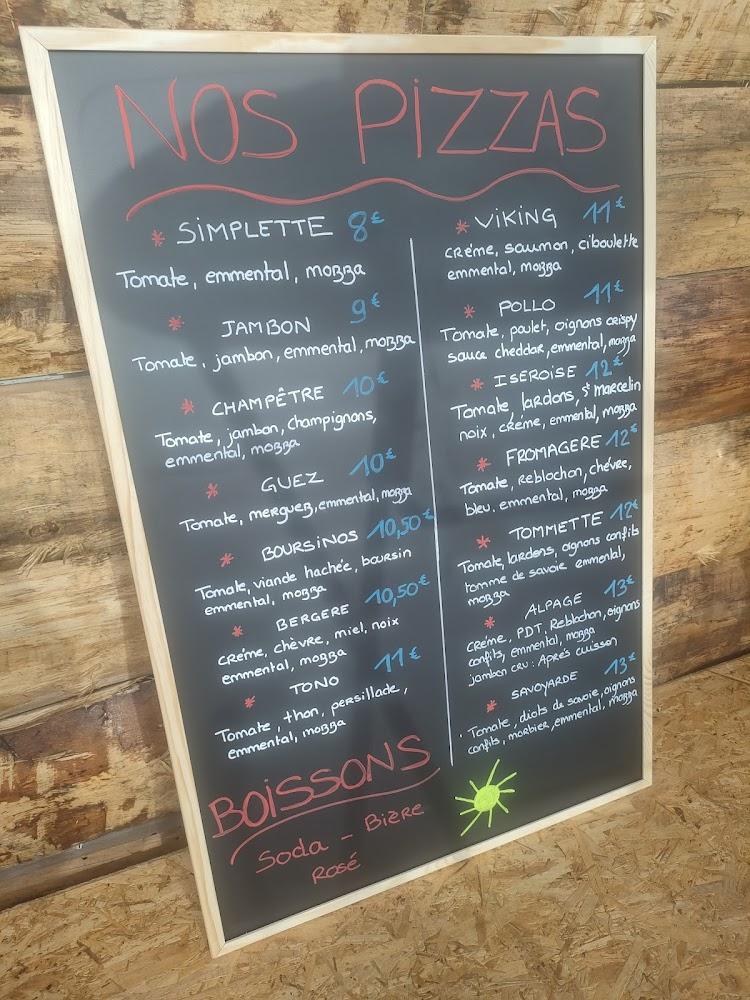 Chalet des pizzas - Menu Image 2
